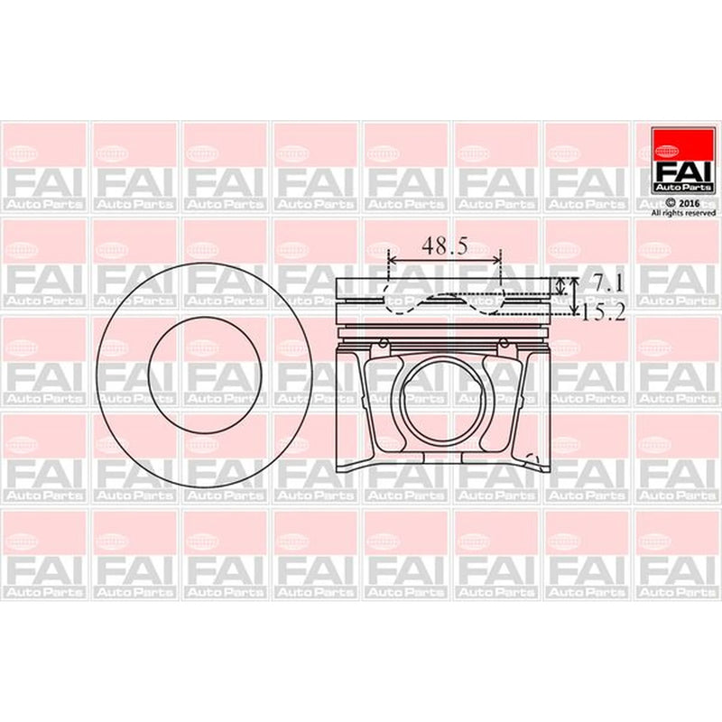 FAI Piston Cylinder Bore =