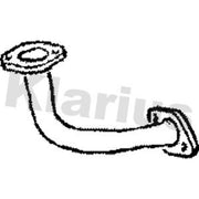 Klarius Exhaust Pipe OD fits Toyota Rav 4 2000-2005 1.8