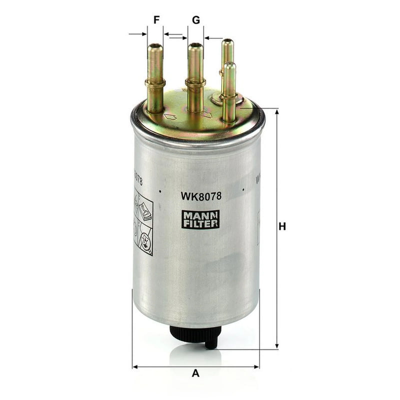 MANN-FILTER Full Service Kit with Air, Oil, Fuel fits Land Rover Range Rover IV