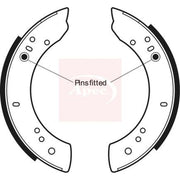 Apec Brake Shoe Set Axle Kit fits Land Rover 110/127 1983-1990 2.3 2.5 3.5