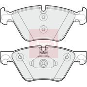 Apec Front Brake Pad Set PAD1789