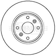 Borg & Beck Front & Rear Brake Discs & Pads fits Renault Megane II 2005-2008 2.0