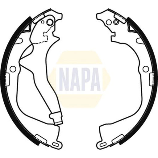 NAPA Brake Shoe Set Axle Kit NBS1082