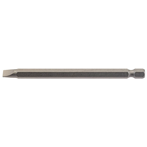 Draper Plain Slot Insert Bit, 6mm, 1/4" Hex, 100mm Long (Pack of 1) 64347 Draper - Dynamic Drive