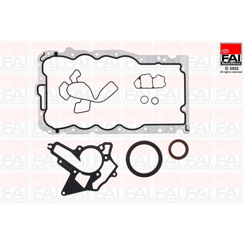FAI 8 x Crankcase Gasket Kit ID fits Opel Agila A 2004-2007 1.2
