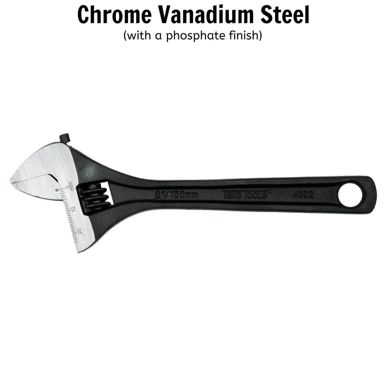 Teng Tools Adjustable Wrench 150mm Teng Tools - Dynamic Drive