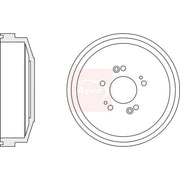 Apec Brake Drum Assembly Rear DRM9942