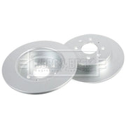 Borg & Beck Front & Rear Brake Discs & Pads fits Honda Civic VII 2001-2005