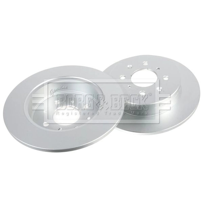 Borg & Beck Rear Brake Discs & Pads fits Honda Civic Aerodeck 1998-2001 1.6