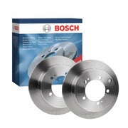 Bosch 2 x Solid Rear Brake Discs 0986479603-x2