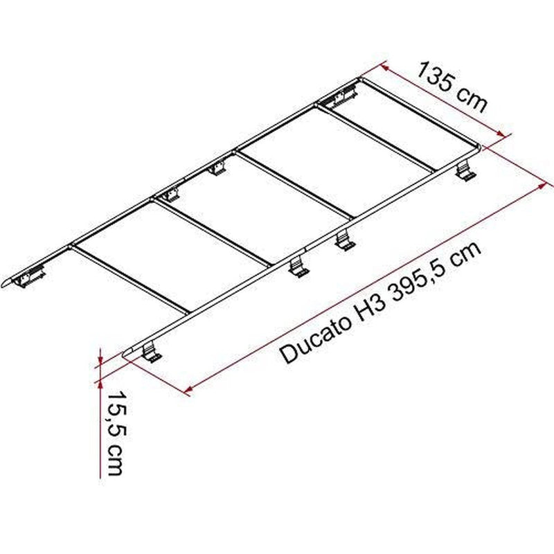 Fiamma Roof Rail Ducato H3 05808-03- Fiamma - NN4 Online