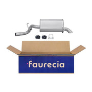 Hella End Silencer Rear fits Peugeot 407 2004-2010 1.6 2.0