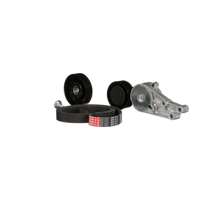 Gates V-Ribbed Belt Set fits Audi A4 B6 2000-2005 1.6 1.8 2.0
