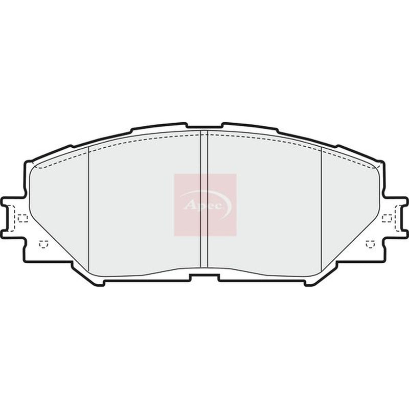 Apec Front & Rear Brake Discs & Pads fits Toyota Urban Cruiser 2009-2016 1.33