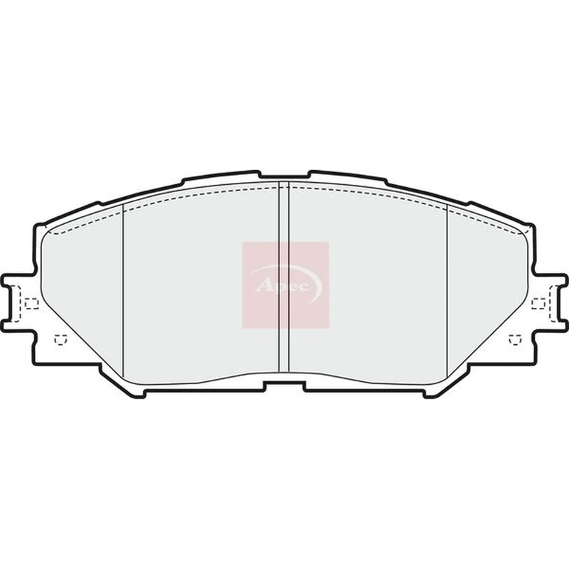 Apec Front Brake Pad Set PAD1593