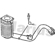 Klarius Catalyst Type Approved With Pipe Front fits Citroën C4 2004-2011 1.6
