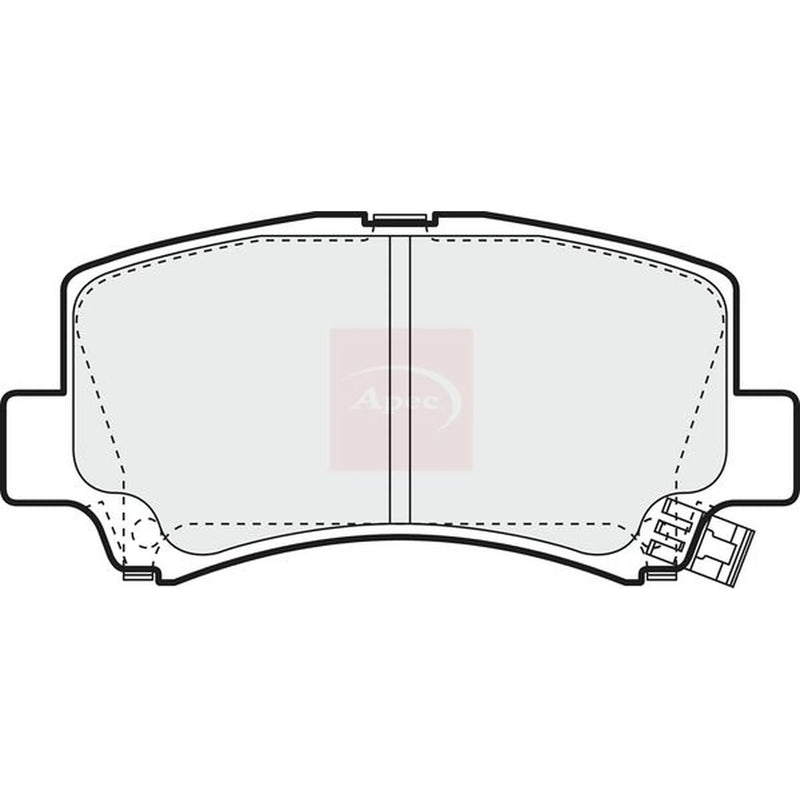 Apec Front Brake Pad Set PAD1093