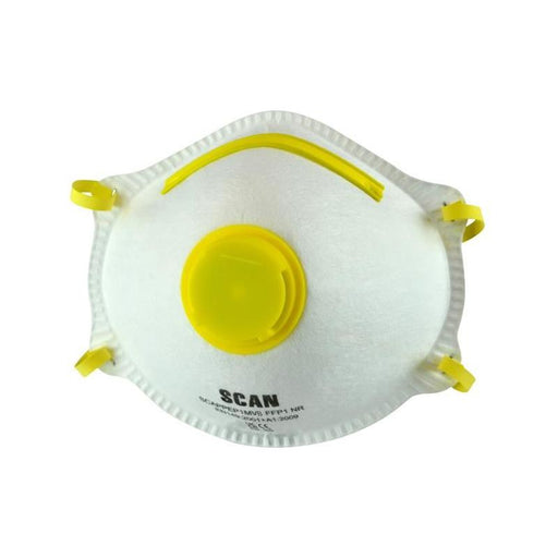 Scan Moulded Disposable Mask Valved FFP1 Protection (Box 10) Scan - NN4 Online