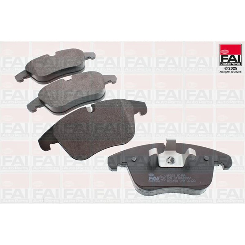 FAI Front Brake Vented Discs & Pads fits Jaguar Xe 2015 on 2.0