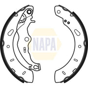 NAPA Brake Shoe Set Axle Kit fits Ford B-Max 2012-2017 1.0 1.4 1.5 1.6