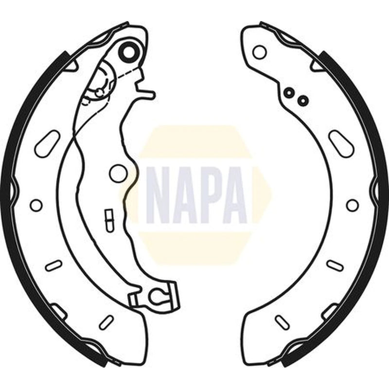 NAPA Brake Shoe Set Axle Kit NBS1081