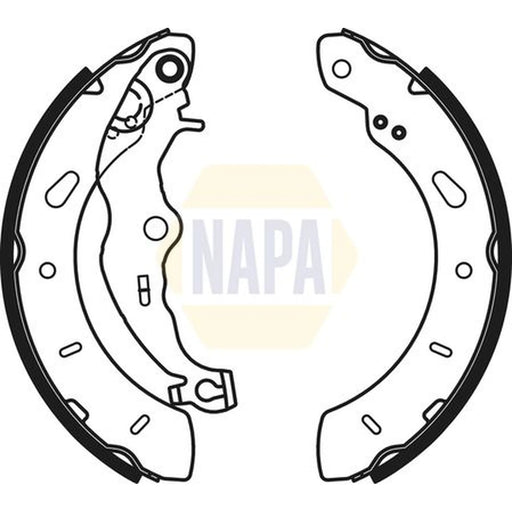 NAPA Brake Shoe Set Axle Kit NBS1081
