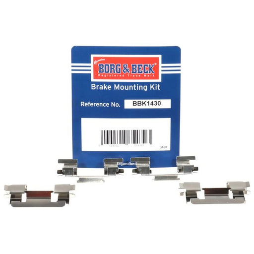 Borg & Beck Brake Pad Accessory Fitting Kit Front BBK1430
