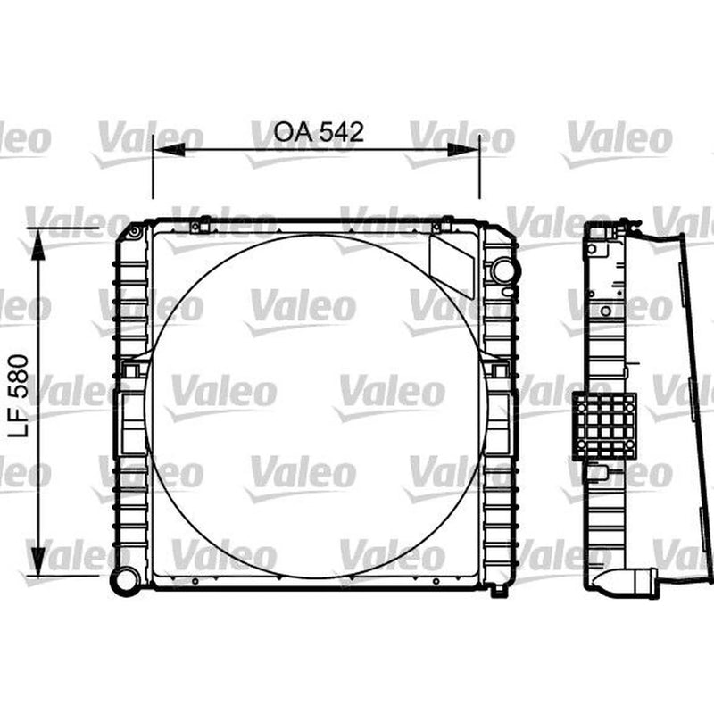 Valeo Engine Radiator 731534
