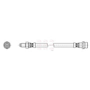 Apec Brake Hydraulic Hose Line Rear fits Ford Transit V363 2013-2024 2.0 2.2