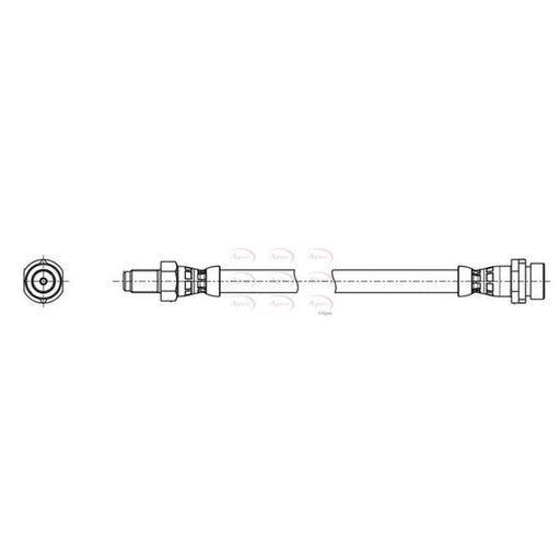 Apec Brake Hydraulic Hose Line outer HOS4441