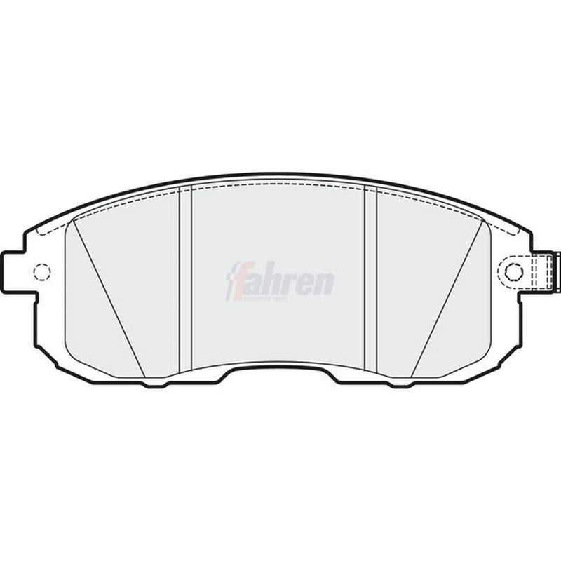 Fahren Front & Rear Brake Discs & Pads fits Nissan Pulsar 2015 on 1.6