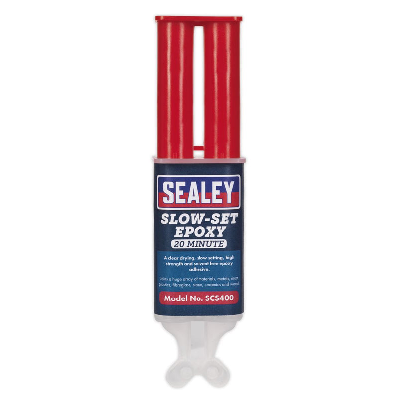 Sealey Slow-Set 20 Minute Epoxy Adhesive 25ml SCS400 Sealey - Dynamic Drive