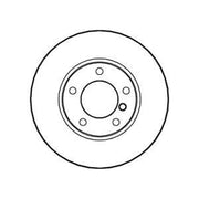 Abtex Front Brake Vented Discs & Pads fits BMW 5 1995-2004