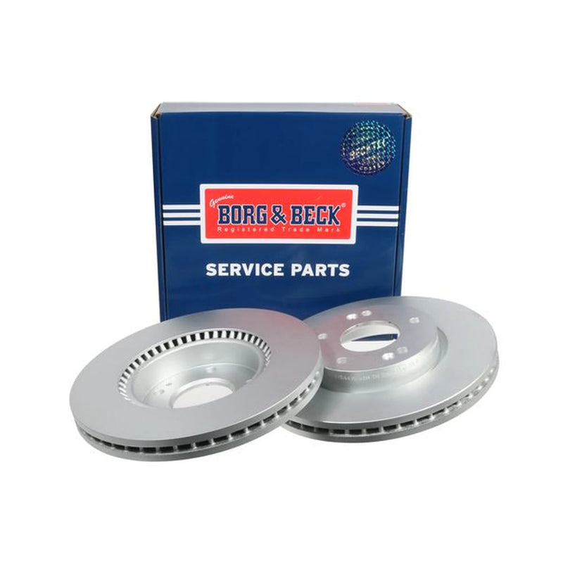Borg & Beck Front Brake Vented Discs & Pads fits Kia Pro Cee'D 2008-2012 1.6