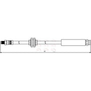 Apec Brake Hydraulic Hose Line Front HOS3853