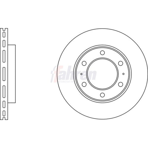 Fahren 2 x Front Brake Discs FBD6690-x2