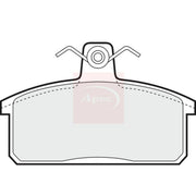 Apec Front Brake Pad Set fits Suzuki Samurai Closed Off-Road Vehicle 1988-2004