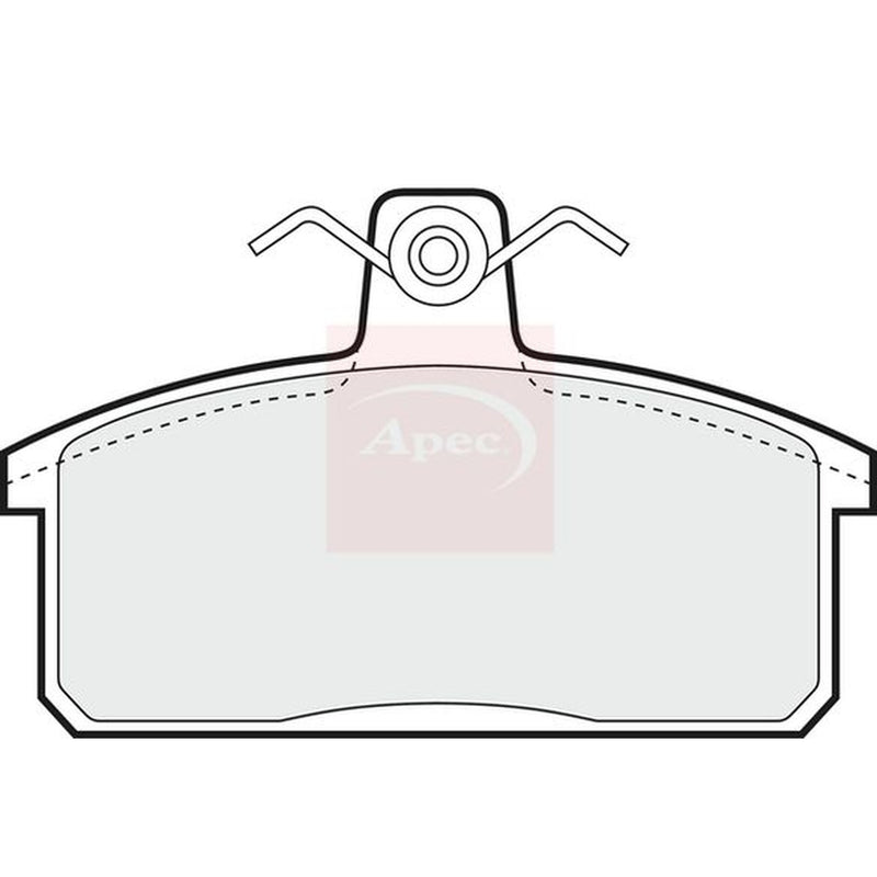 Apec Front Brake Pad Set fits Suzuki Samurai Closed Off-Road Vehicle 1988-2004