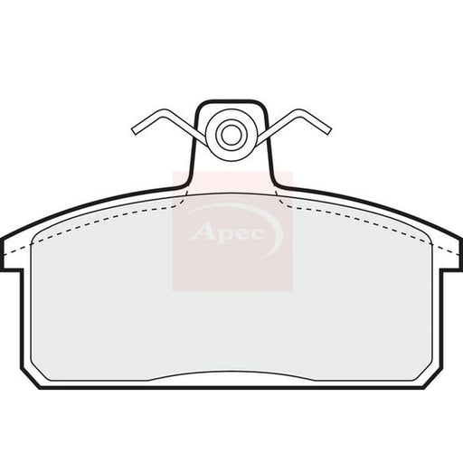 Apec Front Brake Pad Set PAD736