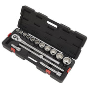 Sealey Premier Premier Socket Set 3/4"Sq Drive 12-point 15pc AK2583 Sealey Premier - Dynamic Drive
