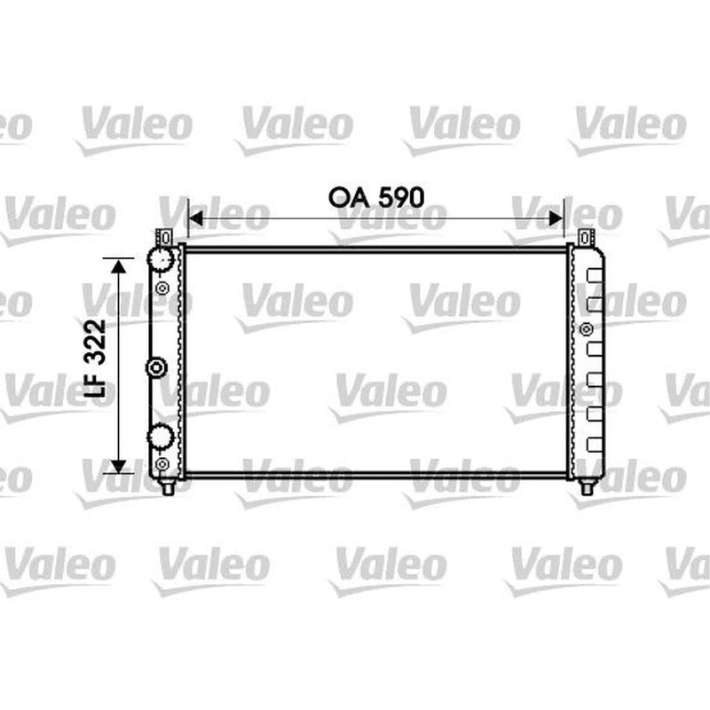 Valeo Engine Radiator 732479