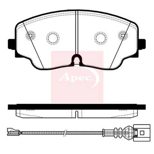 Apec Front Brake Pad Set PAD2465