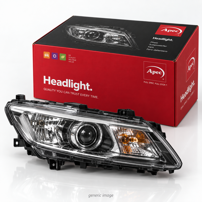 Apec Headlight Headlamp Left ALH2229