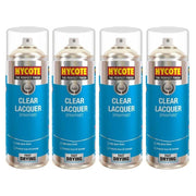 4x Hycote XUK0232 Clear Lacquer 400ml C/O Hycote - Town Tools 