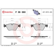 Brembo Front Brake Aluminium Brake Disc Hub Discs & Pads fits BMW 5 2010-2017