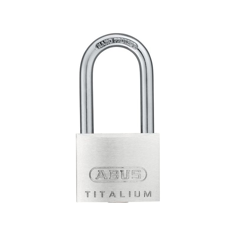 Abus Mechanical 64TI/40mm TITALIUM™ Padlock 40mm Long Shackle Carded ABUS Mechanical - Dynamic Drive