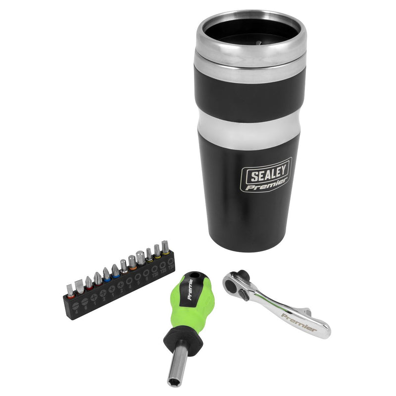 Sealey Premier Premier Travel Mug with Tool Kit CCP22 Sealey Premier - Dynamic Drive