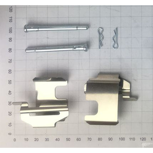 Abtex Brake Pad Accessory Fitting Kit Front fits Fiat 500 2007 on 1.2
