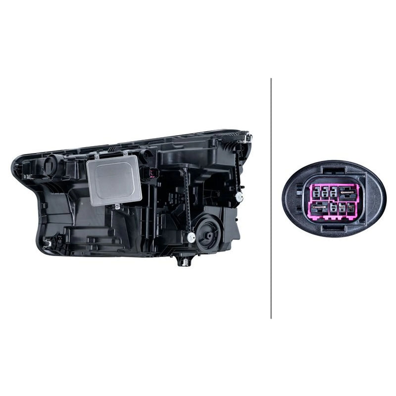 Hella Headlight Headlamp LED Right fits Audi Q6 E-Tron 2024 on