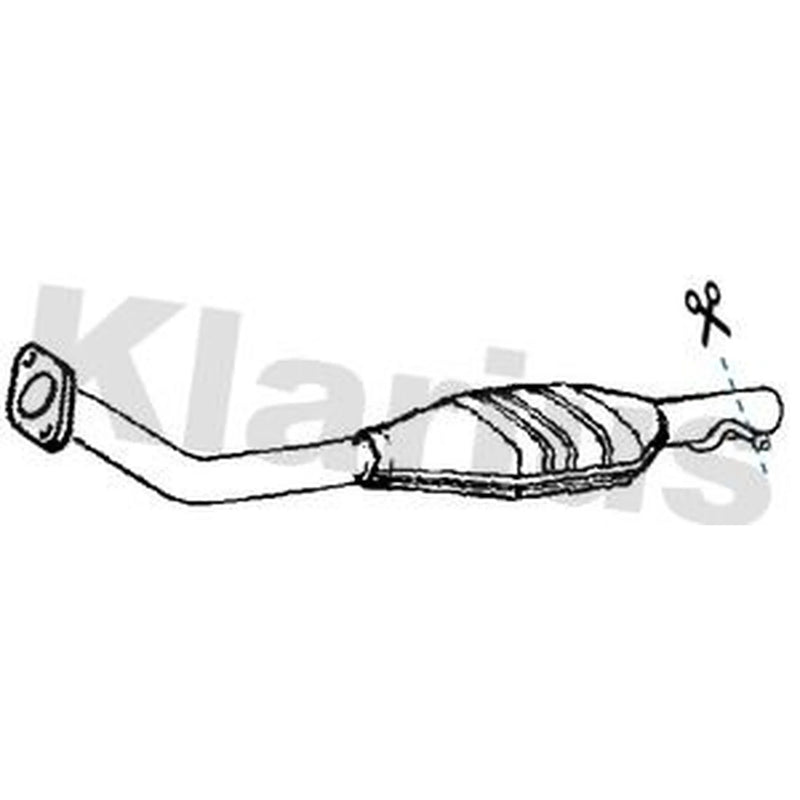 Klarius Catalyst Type Approved With Pipe fits Mitsubishi Mirage 2012 on 1.2